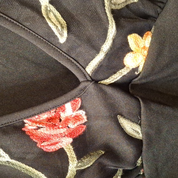 TikTok Shop Long Sleeve Embroidery Top NWOB - Picture 4 of 6